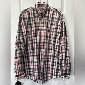 Cinch Plaid Button-Up Shirt